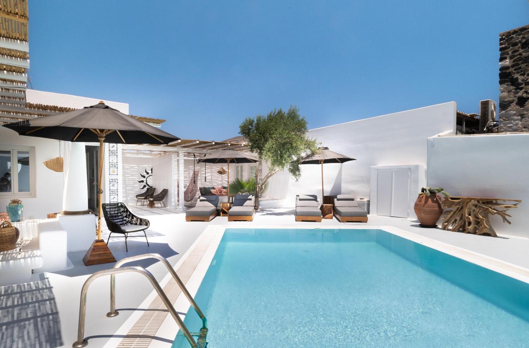 Frati Villas Beachfront Perivolos  Eksteriør bilde
